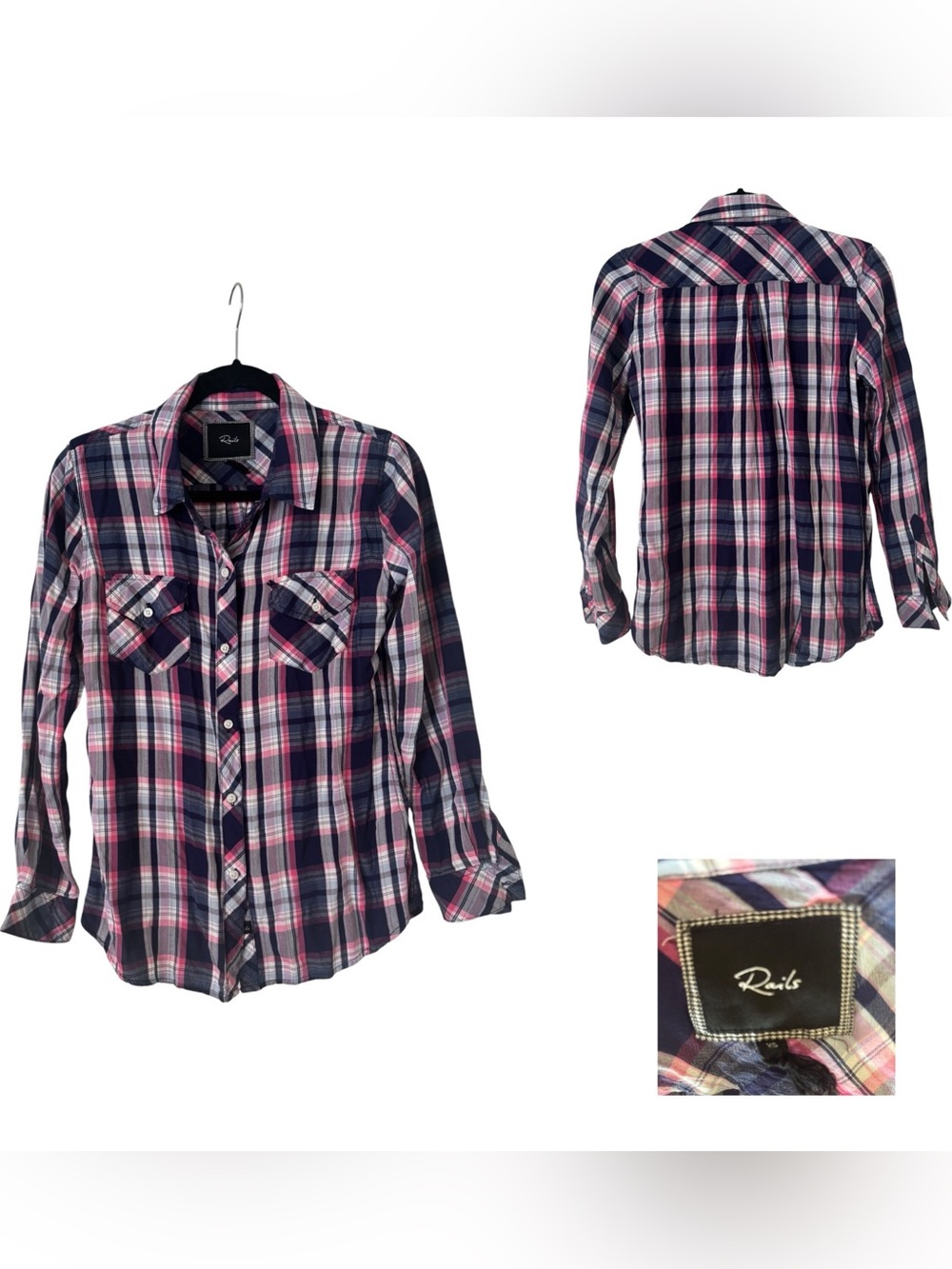Rails Carmen Plaid Button Down Shirt